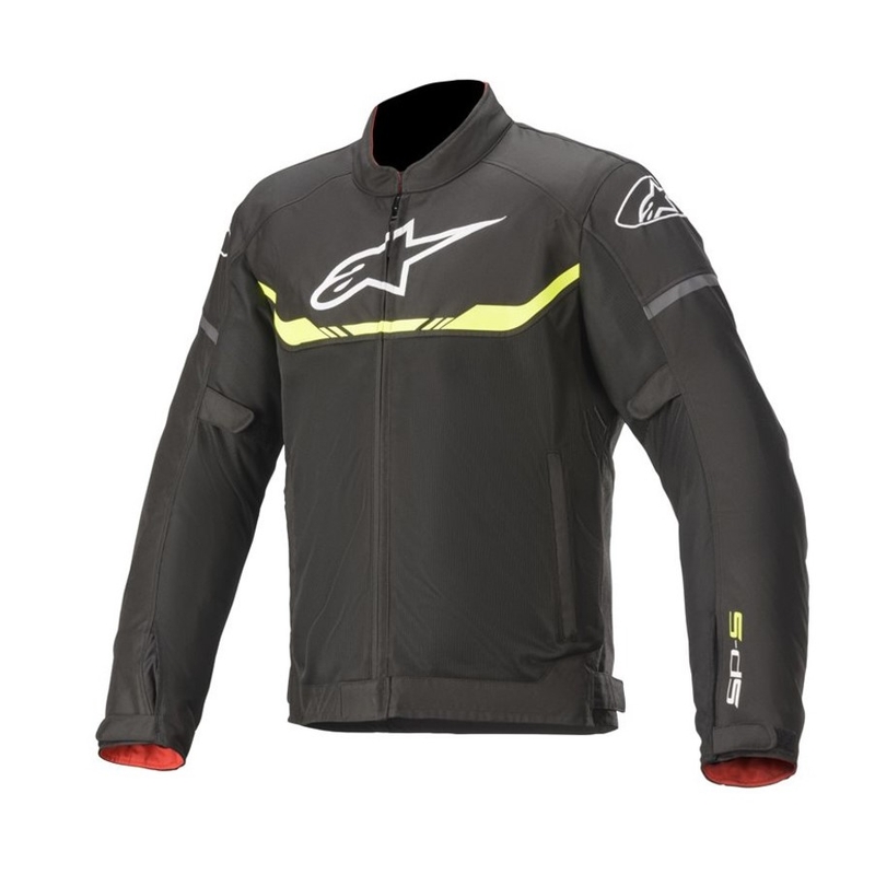 Alpinestars T-SPS Air motociklistička jakna crno-fluo žuta