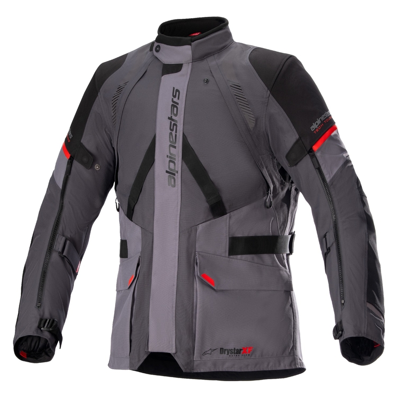 Alpinestars Monteira Drystar XF motociklistička jakna tamno sivo-crno-crvena