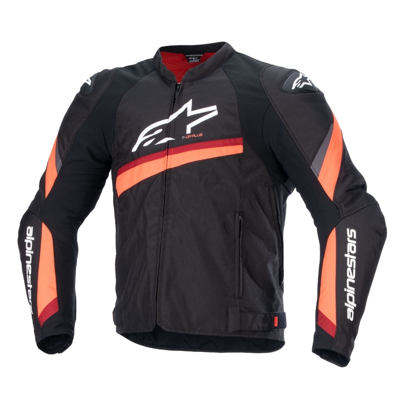 Alpinestars T-GP PLUS R 4 motoristička jakna crno-fluo crvena