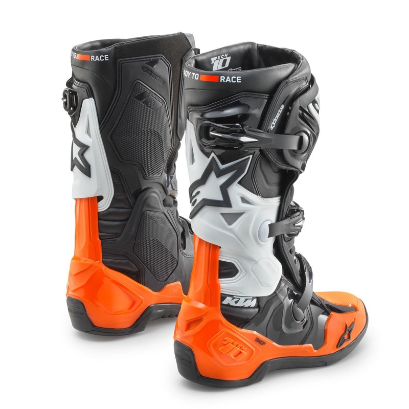Alpinestars Tech 10 KTM motorističke čizme crno-narančaste