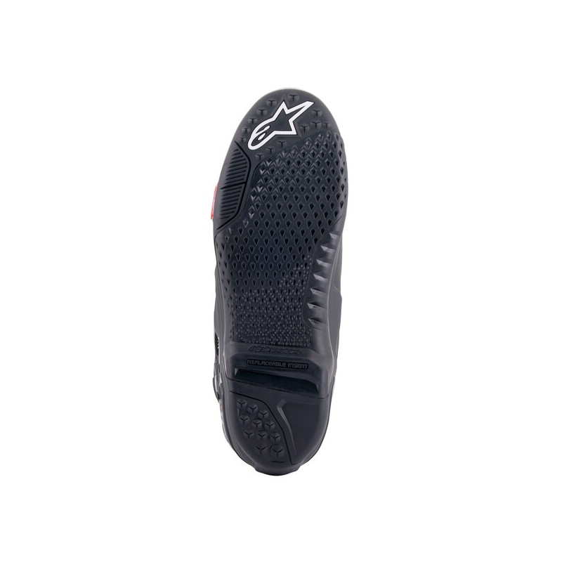 Motorističke čizme Alpinestars Tech 10 crno-fluo crveno-sive
