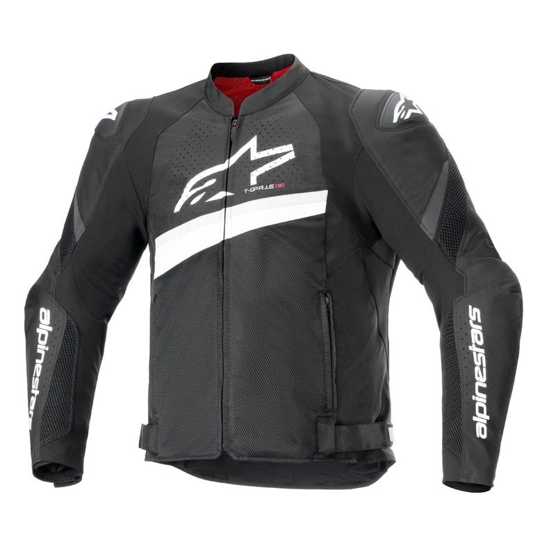Alpinestars T-GP Plus R 4 Airflow motociklistička jakna crno-bijela