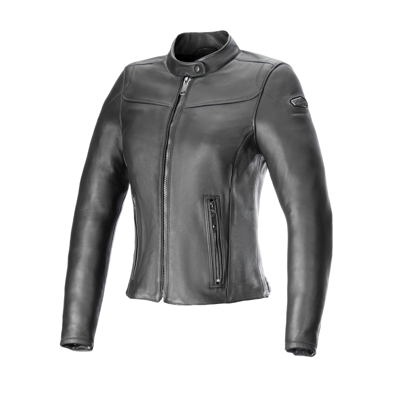 Alpinestars Ory ženska kožna motoristička jakna crno-crna