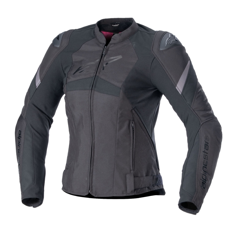 Ženska motoristička jakna Alpinestars Stella T-GP PLUS R 4 crno-fluo crvena
