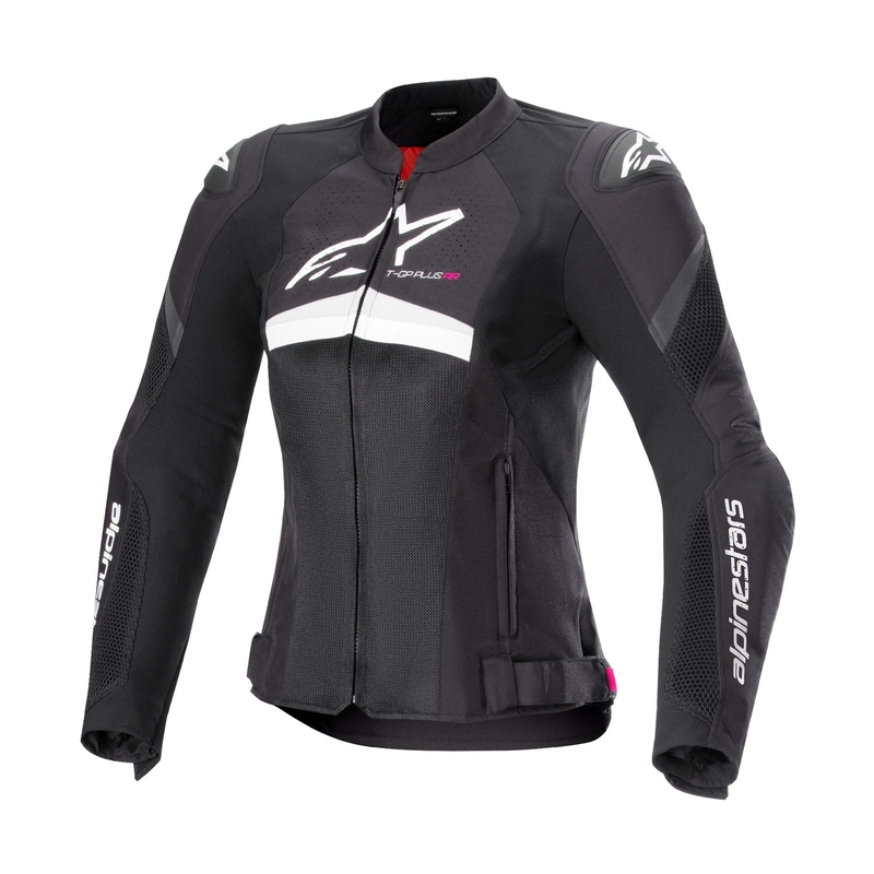 Ženska motoristička jakna Alpinestars Stella T-GP Plus R 4 Airflow crno-bijela