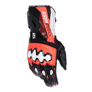Alpinestars GP PRO R 4 motociklističke rukavice crno-fluo crveno-bijele