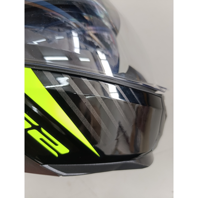 Motociklistička kaciga na preklop LS2 FF902 Scope Skid crno-fluo žuta - II. kvaliteta
