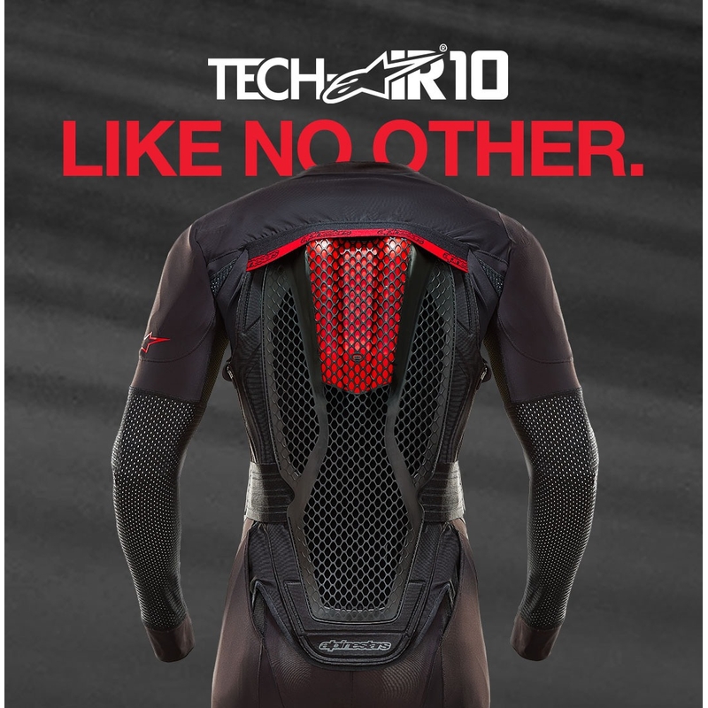 Alpinestars TECH-AIR®10 sustav zračnih jastuka crno-crveno-siv