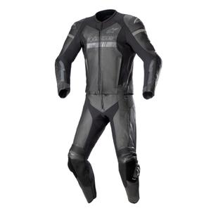 Alpinestars GP Force Chaser TECH-AIR 5 kompatibilno dvodijelno motociklističko odijelo crno-crno