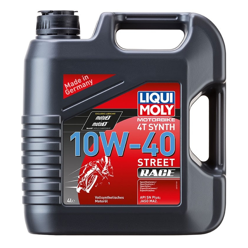 Sintetičko motorno ulje LIQUI MOLY Motorbike 4T 10W40 Street Race 4 l