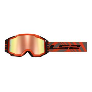 Motocross naočale LS2 Charger PRO HV narančaste s iridij pleksiglasom