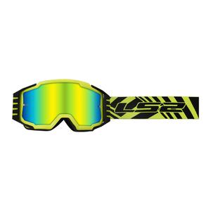 Motocross naočale LS2 Charger PRO HV žuto-crne s iridij pleksiglasom