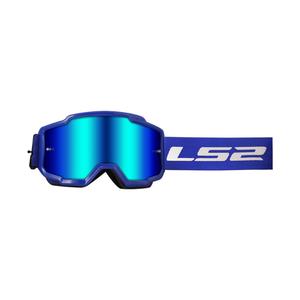 Motocross naočale LS2 Charger plave s iridij pleksiglasom