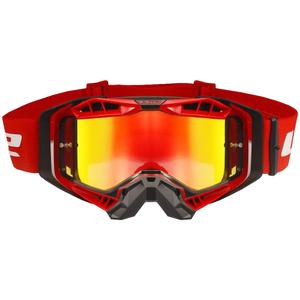 Motocross naočale LS2 Aura PRO crno-crveni iridium pleksiglas