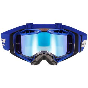 Motocross naočale LS2 Aura PRO crno-plavi iridium pleksiglas