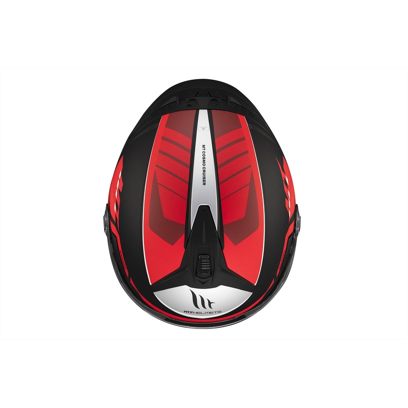 Otvorena kaciga MT Cosmo SV Cruiser mat crveno-crno-siva