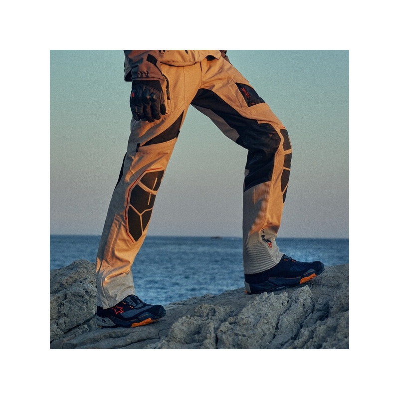 Alpinestars AMT-10R DRYSTAR XF motociklističke hlače pijesak-crno-narančaste