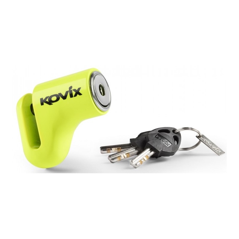 Blokada disk kočnice KOVIX D1 fluo žuta