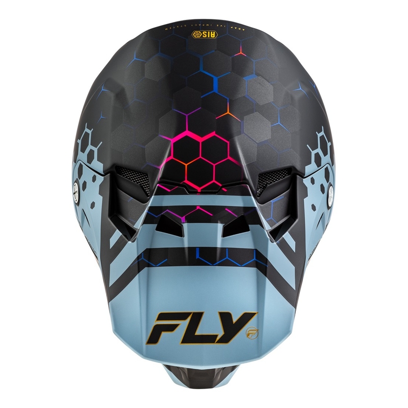 Motocross kaciga FLY Racing Formula CC Tektonic crno-siva