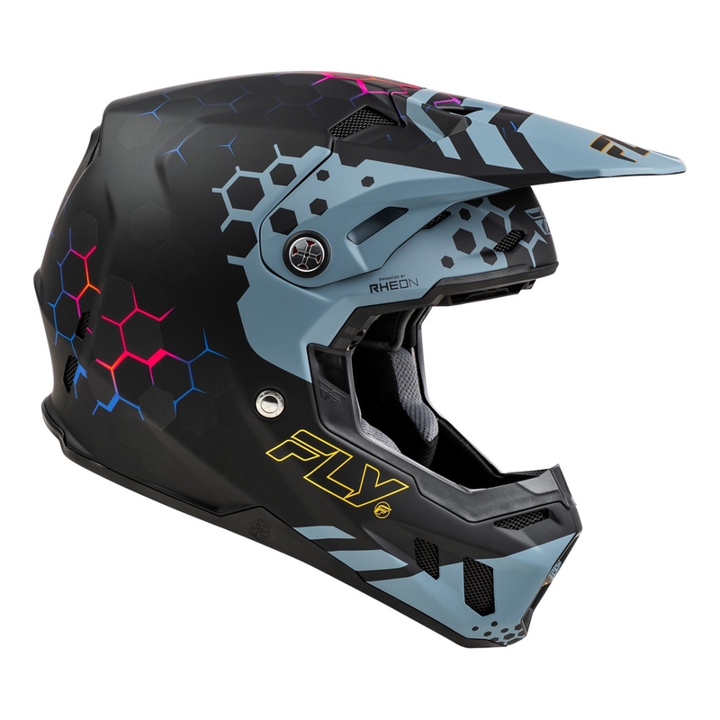Motocross kaciga FLY Racing Formula CC Tektonic crno-siva