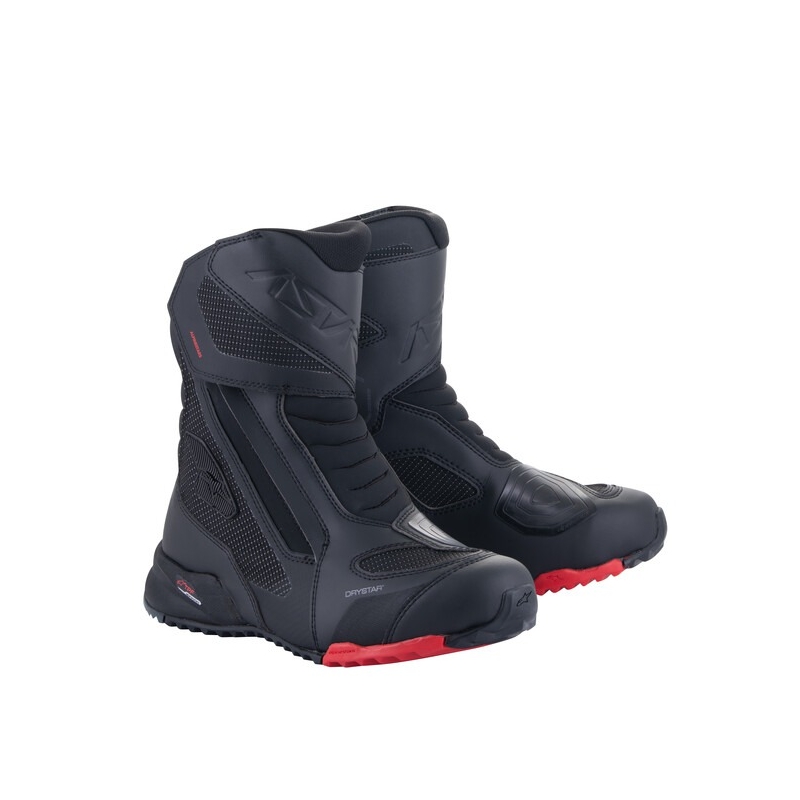 Motorističke čizme Alpinestars RT-7 DRYSTAR crno-crvene