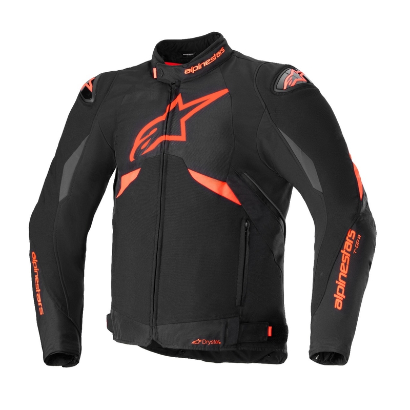 Alpinestars T-GP R 3 DRYSTAR motociklistička jakna crno-fluo crveno-bijela