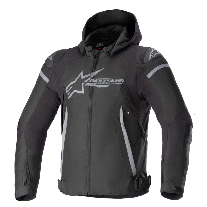 Vodootporna motoristička jakna Alpinestars Zaca crno-tamno siva