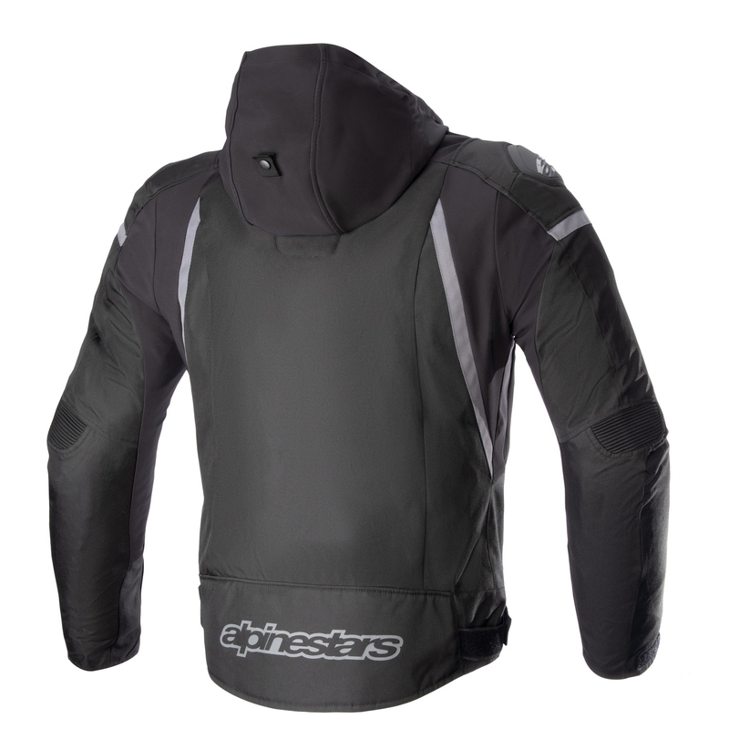 Vodootporna motoristička jakna Alpinestars Zaca crno-tamno siva