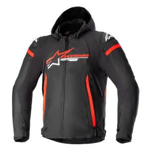 Alpinestars Zaca Vodootporna motociklistička jakna crno-crveno-bijela