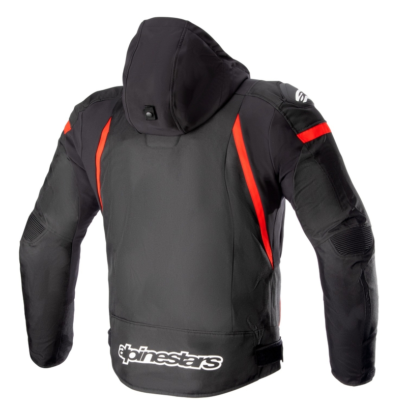 Alpinestars Zaca Vodootporna motociklistička jakna crno-crveno-bijela