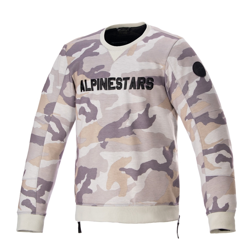 Alpinestars Legit Crew Fleece motociklistička majica s kapuljačom, svijetlo siva