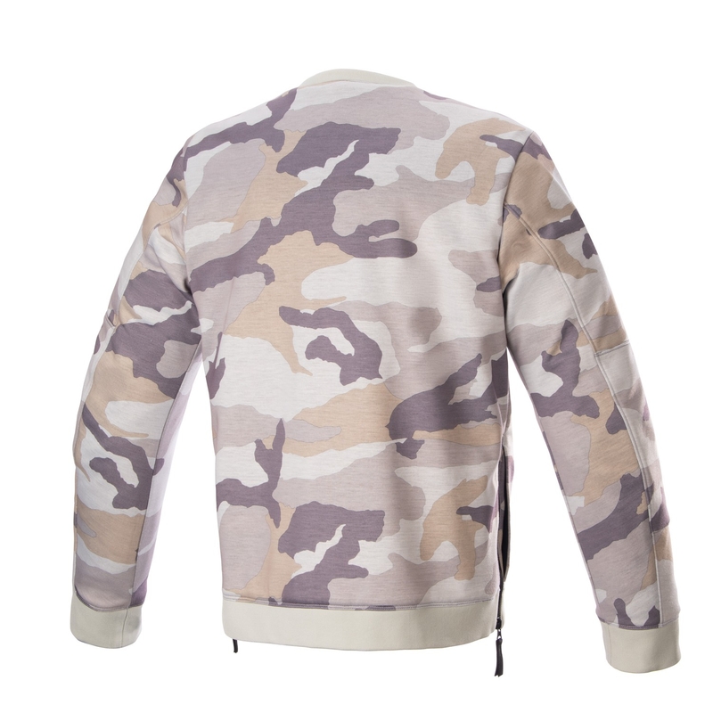 Alpinestars Legit Crew Fleece motociklistička majica s kapuljačom, svijetlo siva
