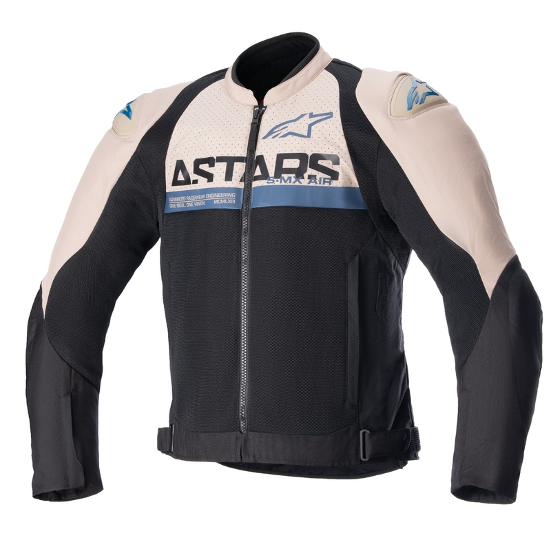 Alpinestars SMX Air motociklistička jakna svijetlo smeđe-crno-plava