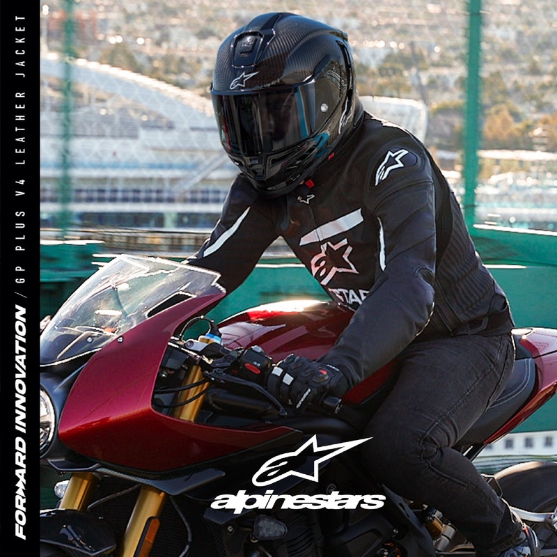 Alpinestars GP PLUS 4 motoristička jakna crno-bijela