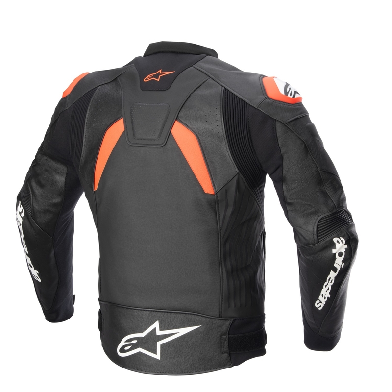 Alpinestars GP PLUS 4 motoristička jakna crno-fluo crveno-bijela