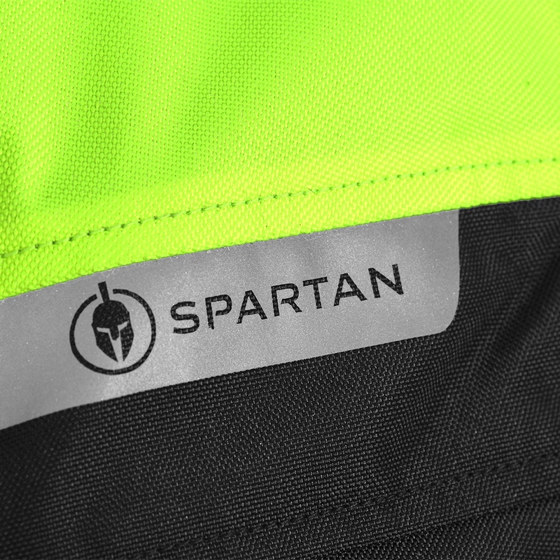 Motociklistička jakna Oxford Spartan Long WP crno-fluo žuta