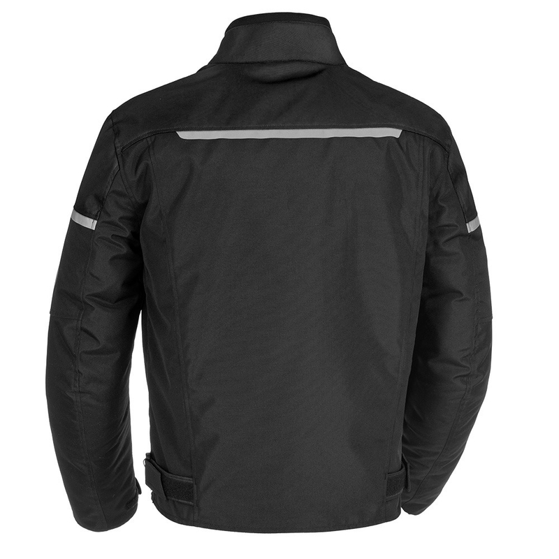 Motociklistička jakna Oxford Spartan Short WP crna
