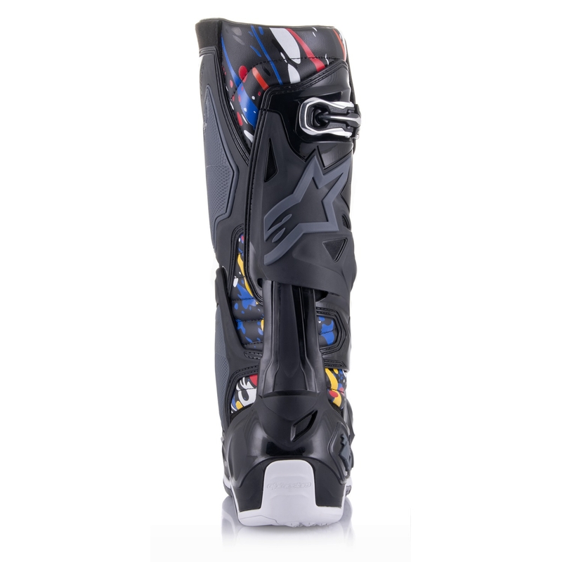 Motorističke čizme Alpinestars Tech 10 Limited Edition Renen crno-sivo-bijelo-višebojno