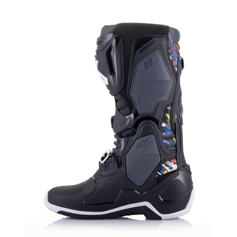 Motorističke čizme Alpinestars Tech 10 Limited Edition Renen crno-sivo-bijelo-višebojno