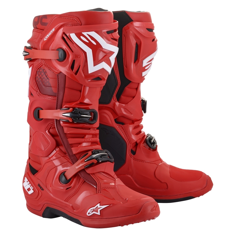 Motorističke čizme Alpinestars Tech 10 crvene
