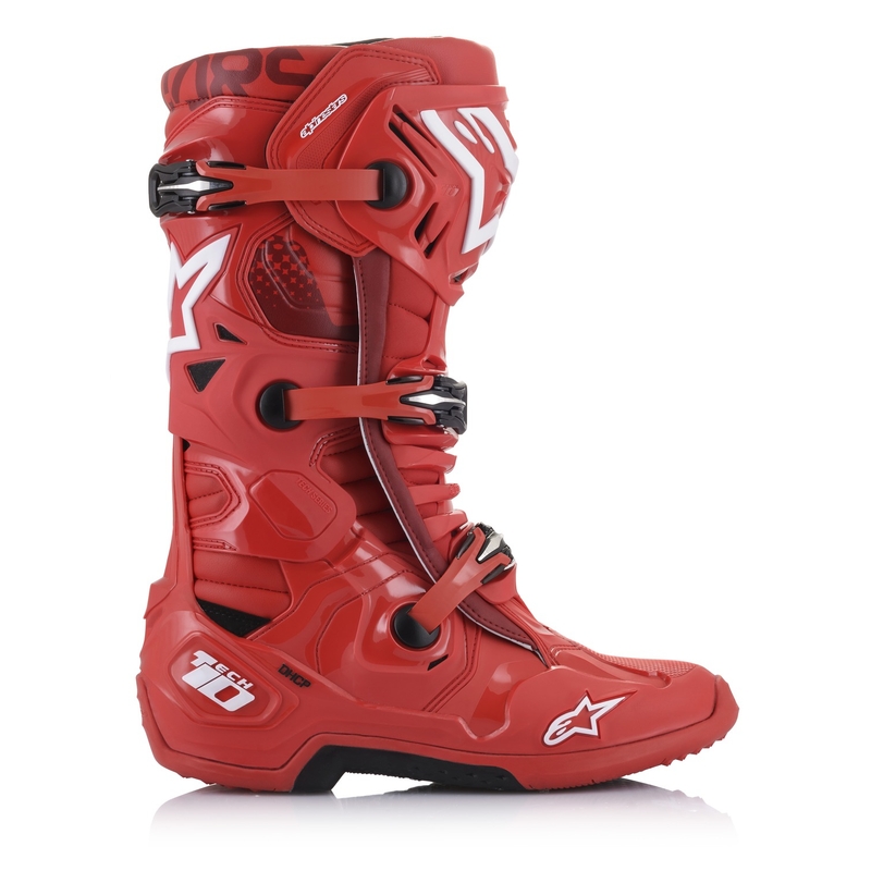 Motorističke čizme Alpinestars Tech 10 crvene