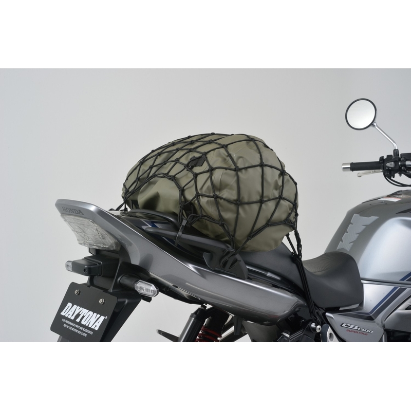 Fleksibilna mreža za prtljagu motocikla s plastičnim kukama Daytona 40 x 40 cm crna