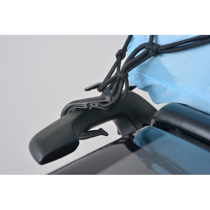 Fleksibilna mreža za prtljagu motocikla s plastičnim kukama Daytona 40 x 40 cm crna