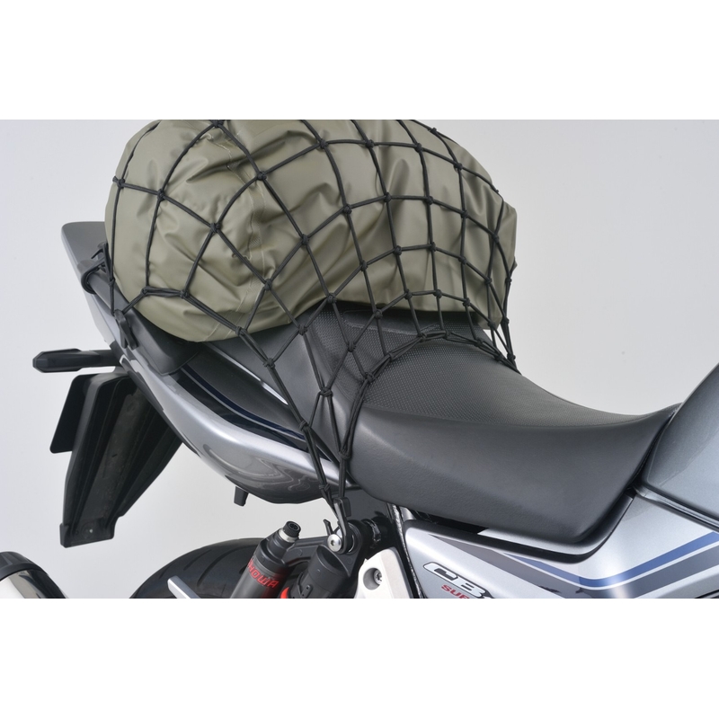 Fleksibilna mreža za prtljagu motocikla s plastičnim kukama Daytona 40 x 40 cm crna