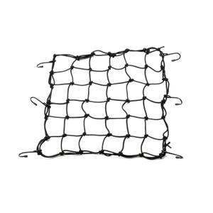 Fleksibilna mreža za prtljagu motocikla s metalnim kukama Daytona 40 x 40 cm crna