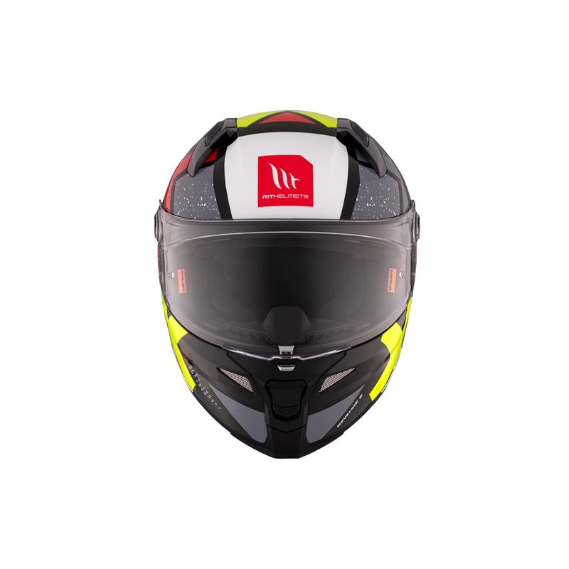 Integralna motociklistička kaciga MT REVENGE 2 S Light CO sjajna crno-crveno-žuta