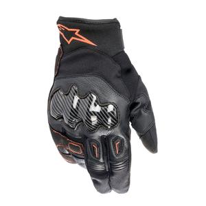 Alpinestars SMX-1 Drystar moto rukavice crno-fluo crvene