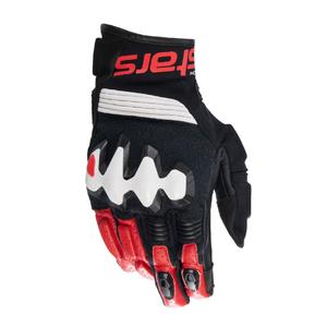 Alpinestars Halo motociklističke rukavice crno-bijelo-crvene
