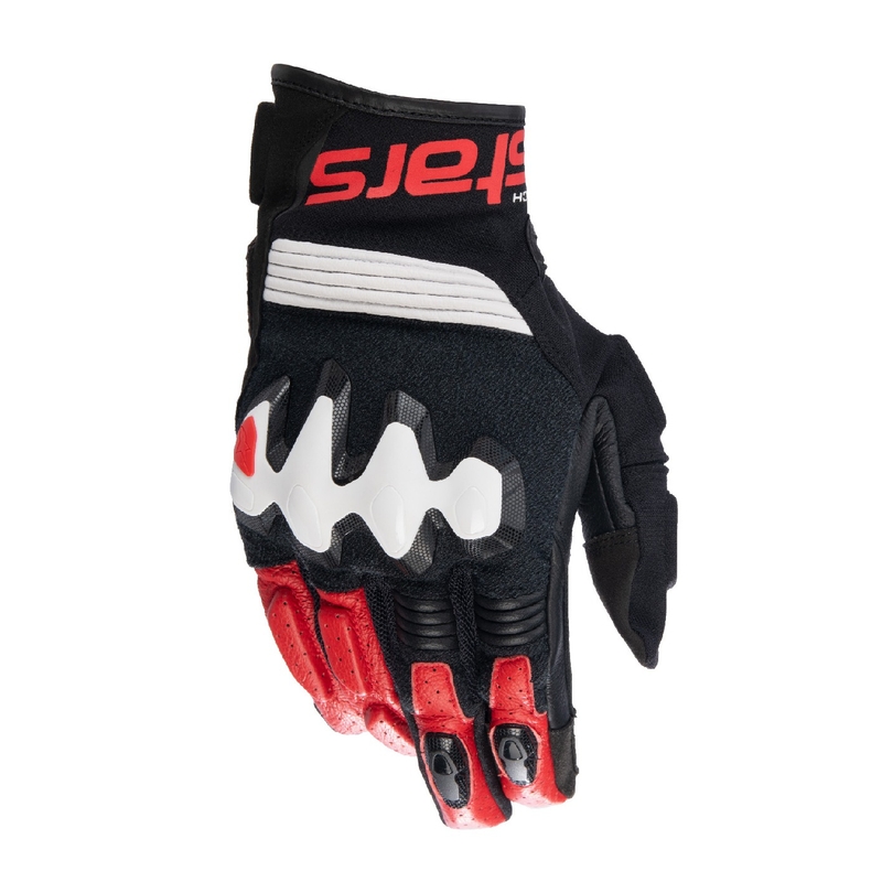 Alpinestars Halo motociklističke rukavice crno-bijelo-crvene