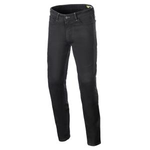 Isprane crne motociklističke traperice Alpinestars Copper 3 Denim